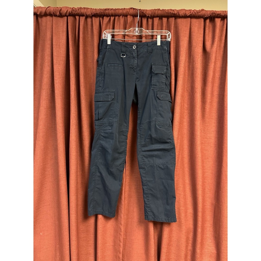 5.11 Tactical Mens Navy Blue Straight Fit Pro Cargo Pants US 2 UK 6